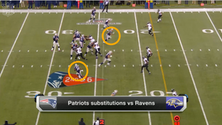 Illustration for article titled The Patriots Annoyed John Harbaugh By Having Fun With Eligible Receivers